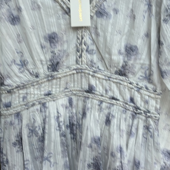 LoveShackFancy finch dress. Misty sea. NWT. Size 12. Beautiful dress. - Picture 6 of 14